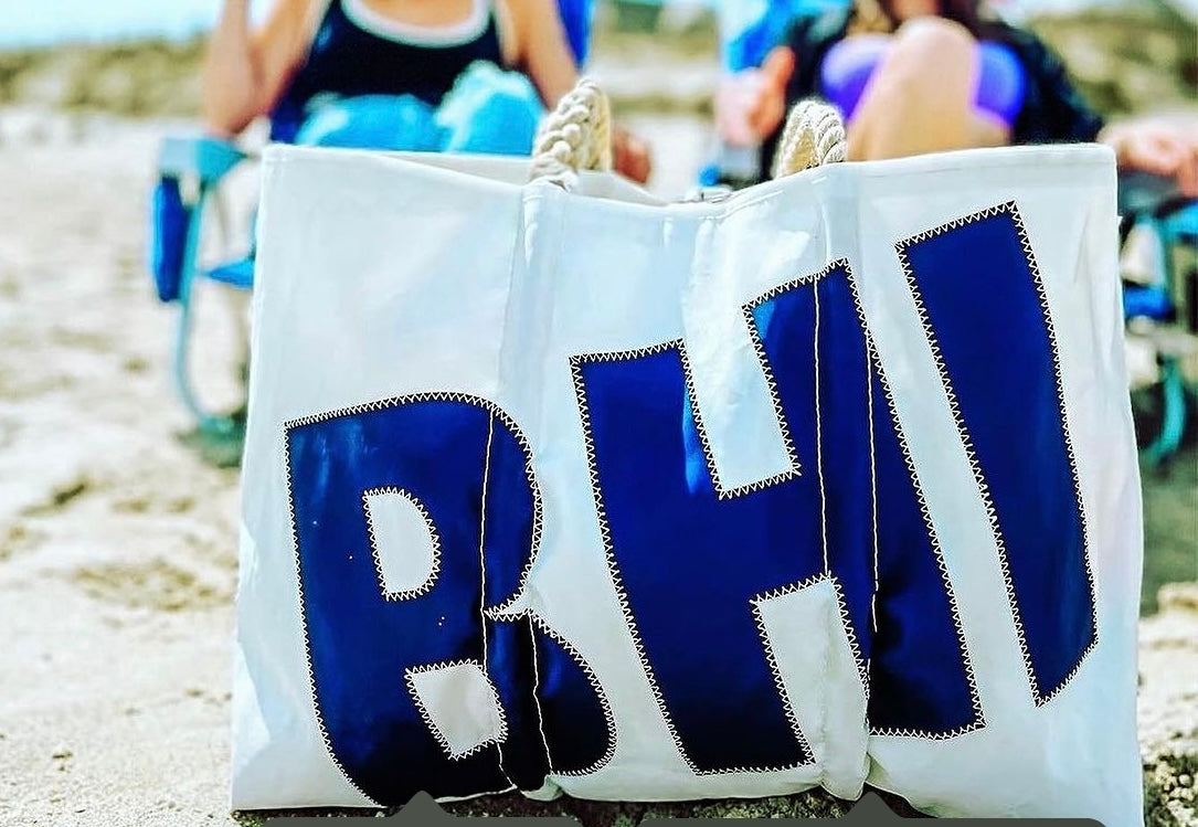 SeaBags of Maine Custom BHI Large Zipper Tote BHI – Coastal Urge