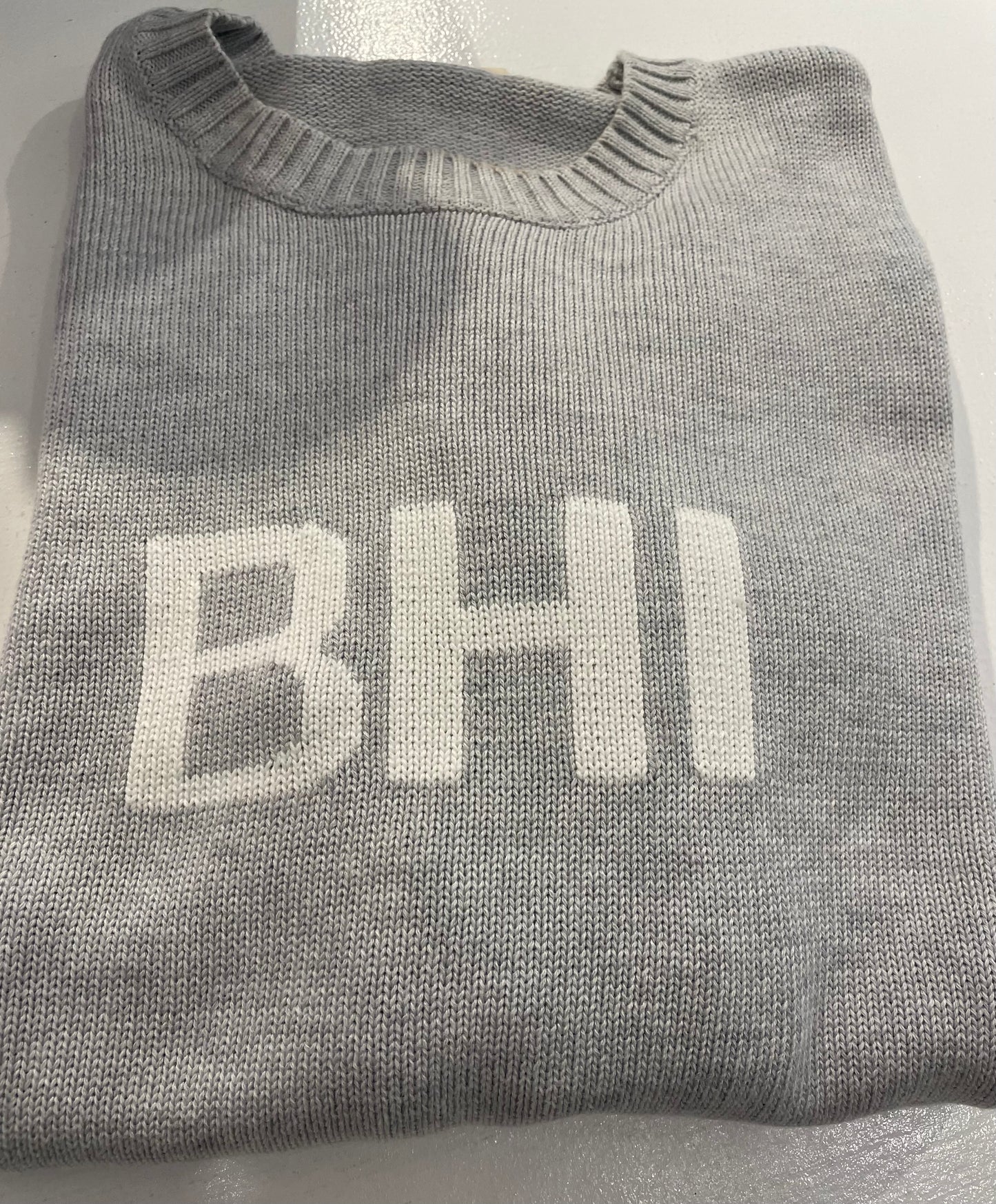 Ellsworth & Ivey Women’s BHI Sweater - Block Letters - BHI