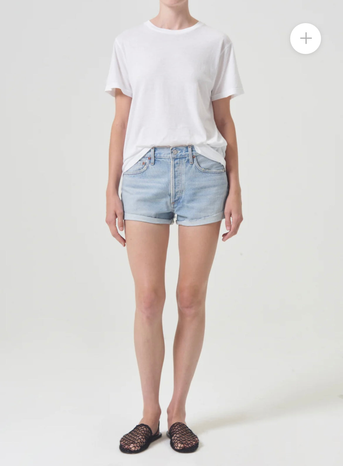 Agolde Women’s Parker Vintage Cut Off Short - Farewell - BHI