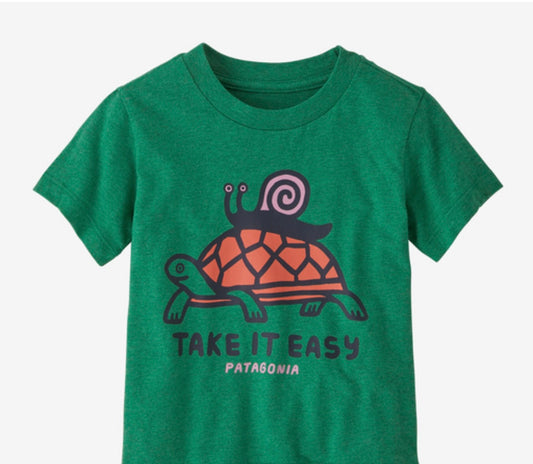 Patagonia Baby Graphic T-Shirt - Take It Easy Turtle - BHI