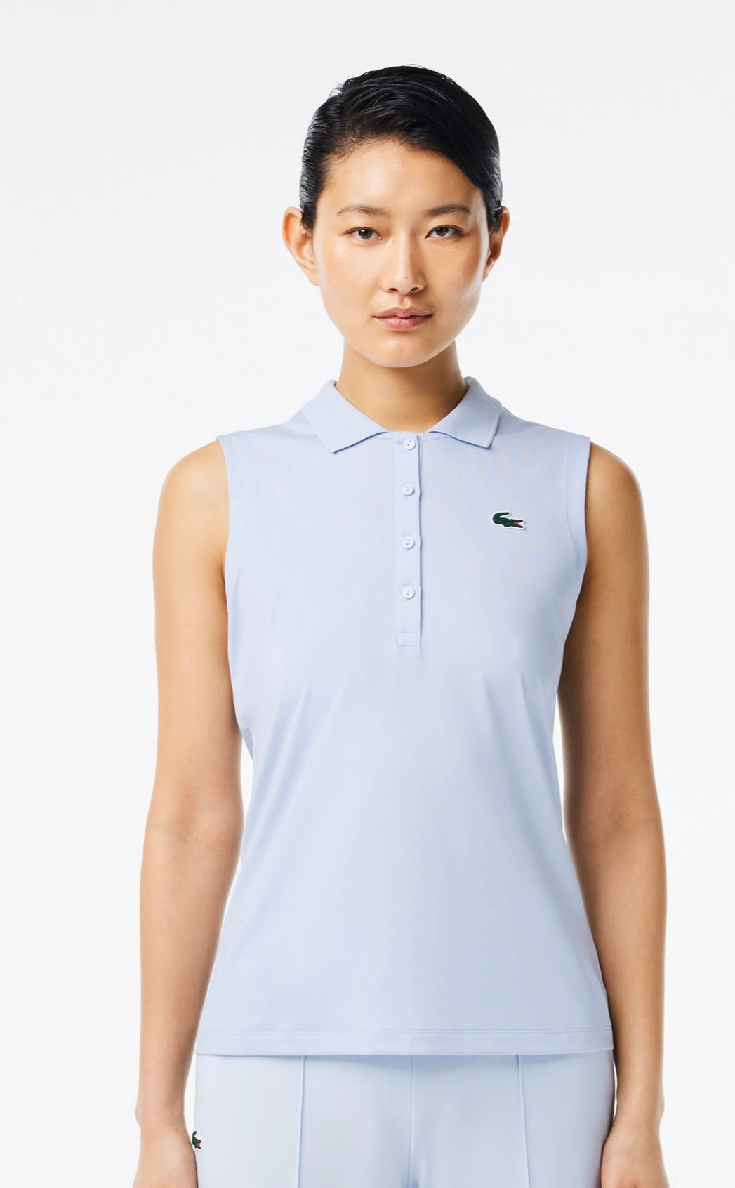 Lacoste Women’s Slim Fit Sleeveless Polo - BHI