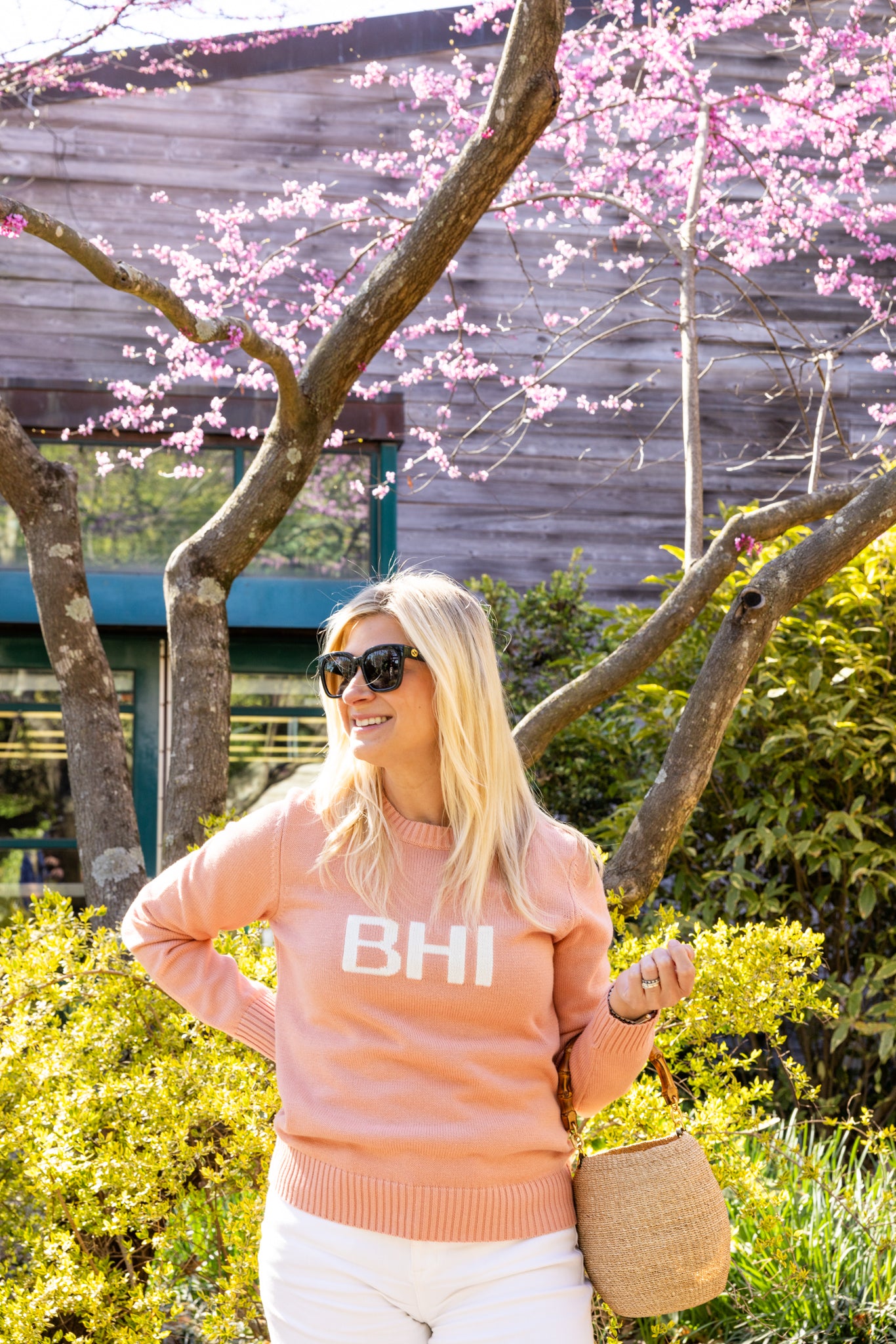 Ellsworth & Ivey Women’s BHI Sweater - Block Letters - BHI
