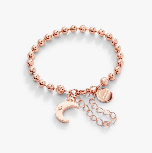 Alex & Ani - Crescent Moon Ball Chain Bracelet - BHI