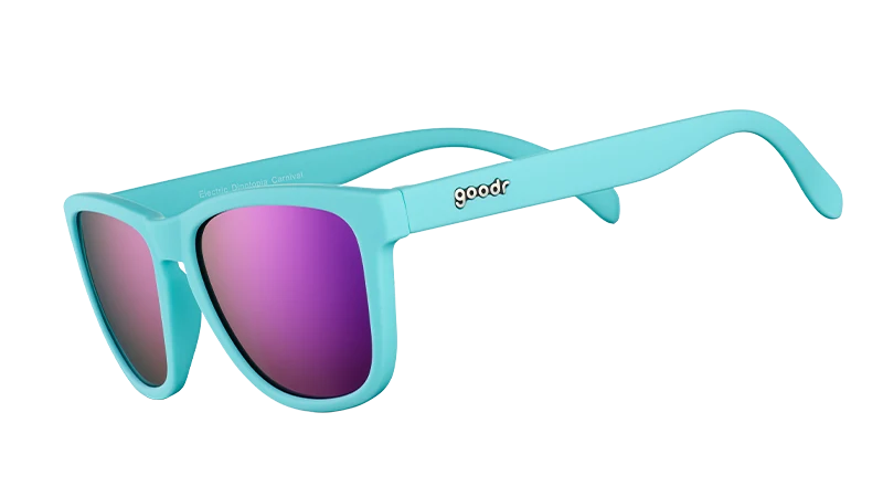 goodr OG Electric Dinotopia Carnival | COLOR: Teal
