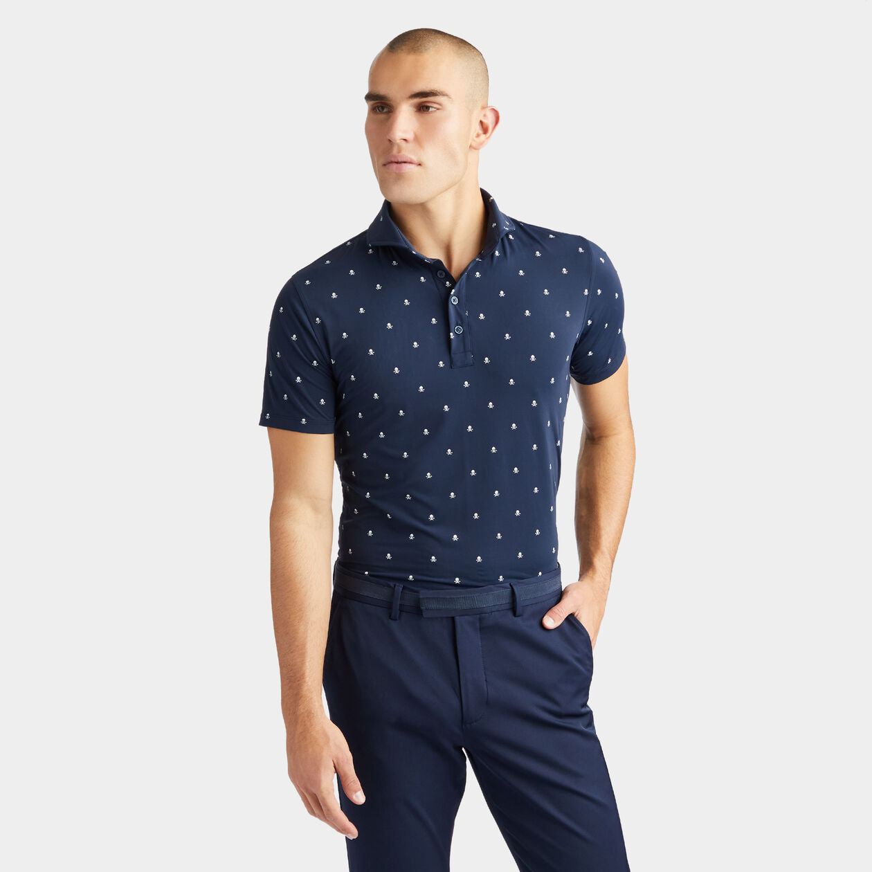 SKULL & TEES ICE NYLON POLO - Twilight - G4MA23K361A - Gfore