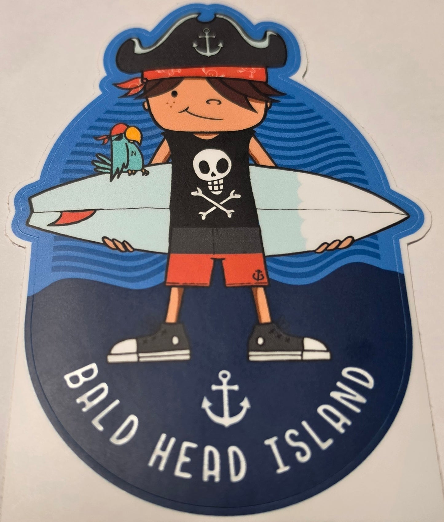 BHI Sticker - Pirate/Parrot