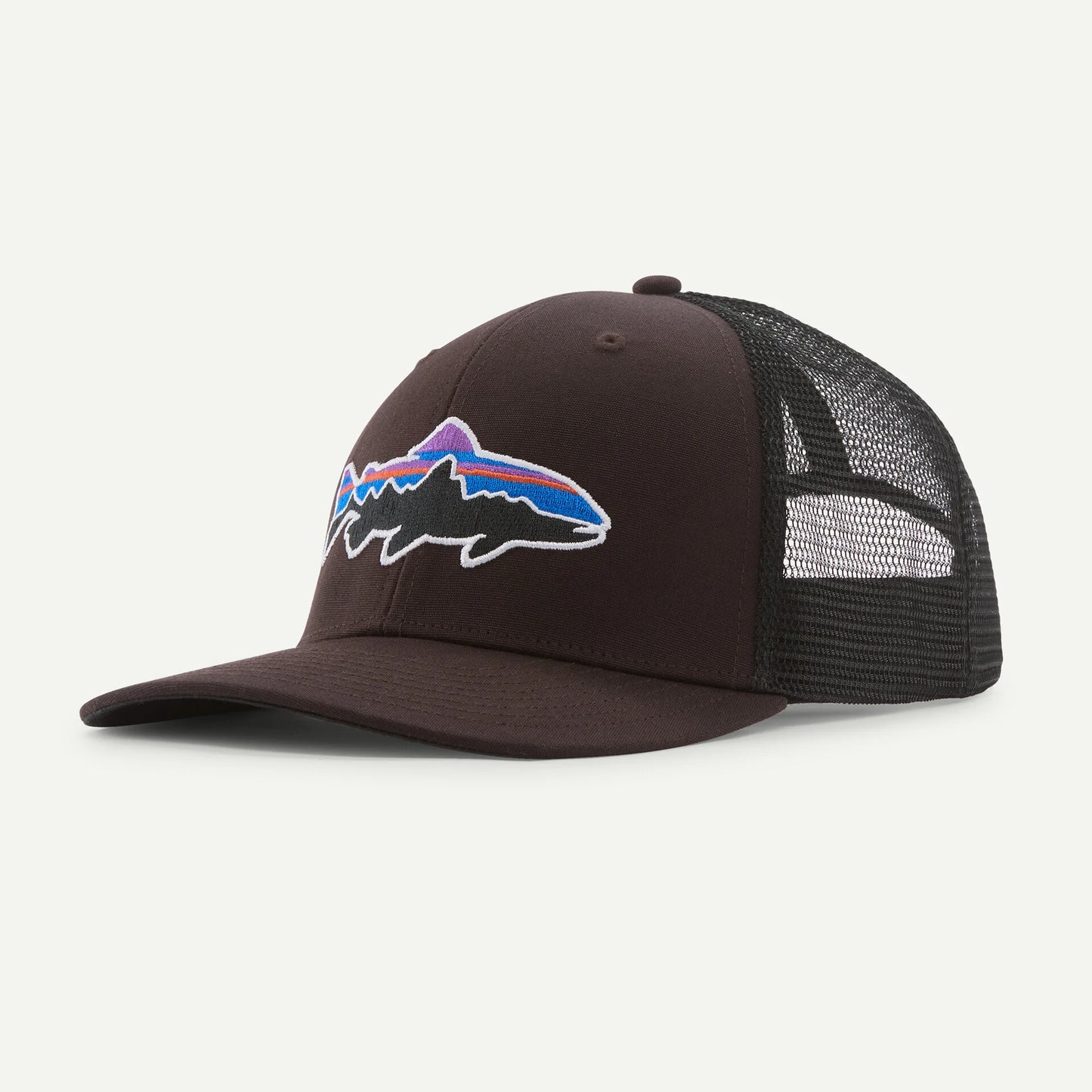 Patagonia Fitz Roy Trout Trucker Hat | Den Brown