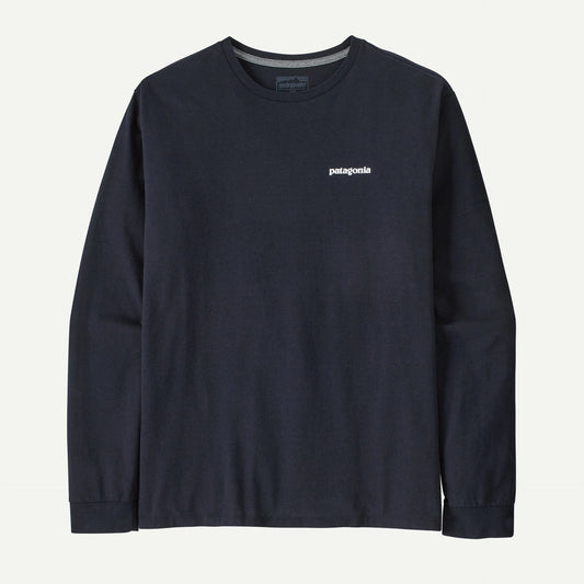 Patagonia Men's Long-Sleeved P-6 Logo Responsibili-Tee® | New Navy