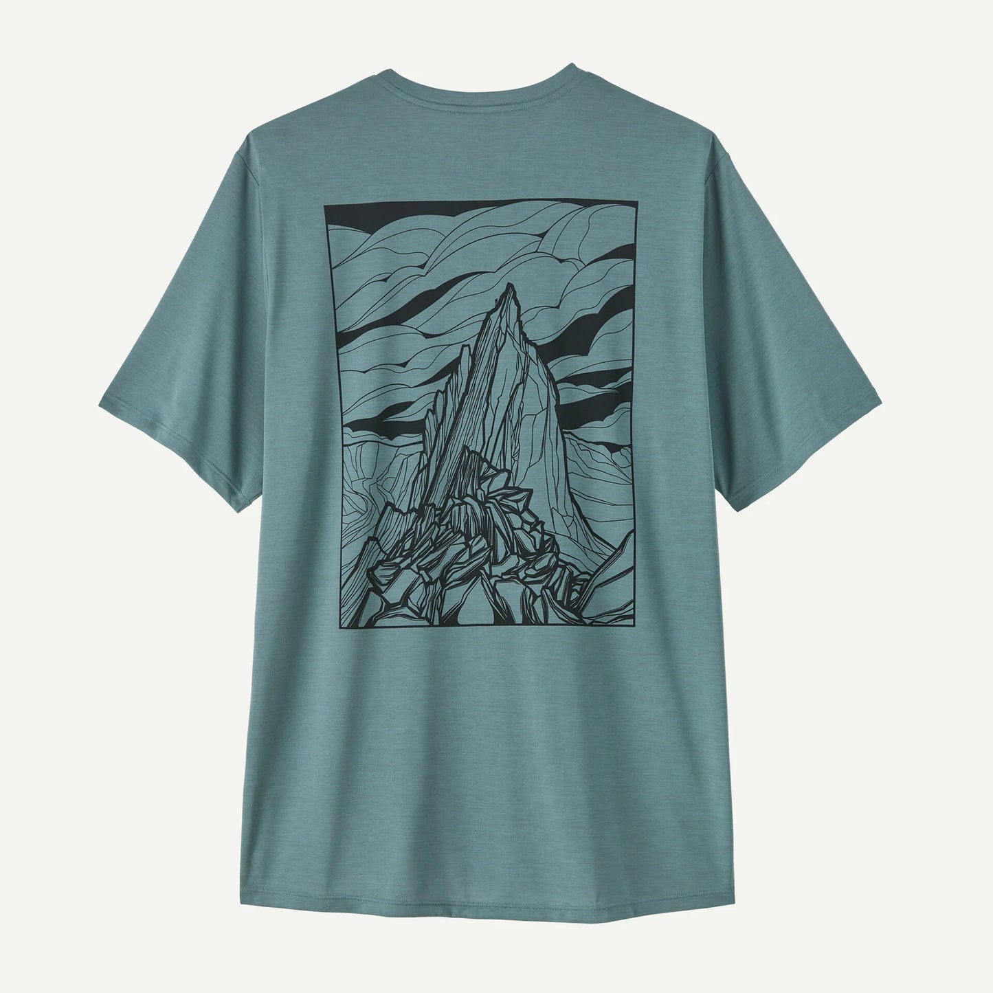 Patagonia Men's Capilene® Cool Daily Shirt - Cloud Crag | Blue Sage - Light Blue Sage