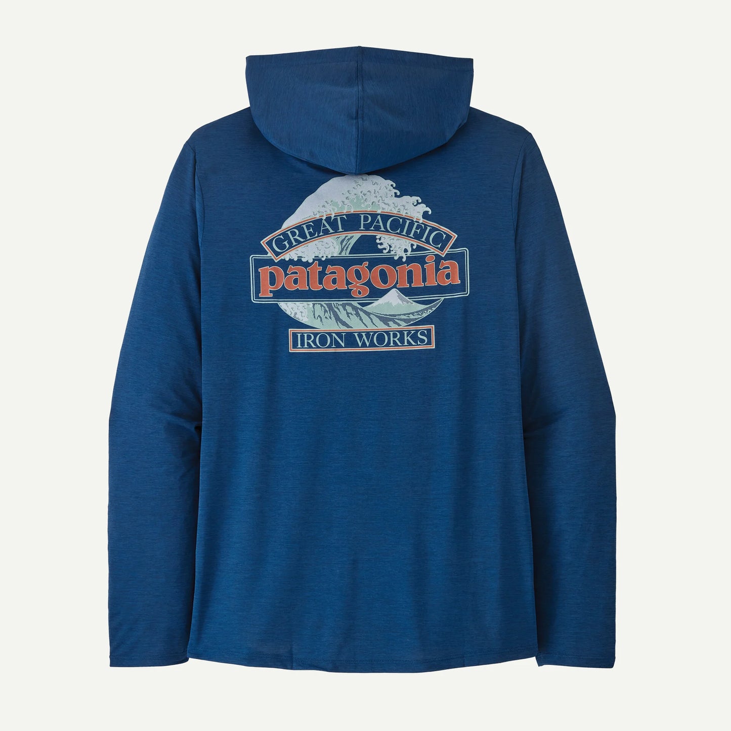 Patagonia Men's Capilene® Cool Daily Hoody - Great Waves | Clement Blue - Light Clement Blue