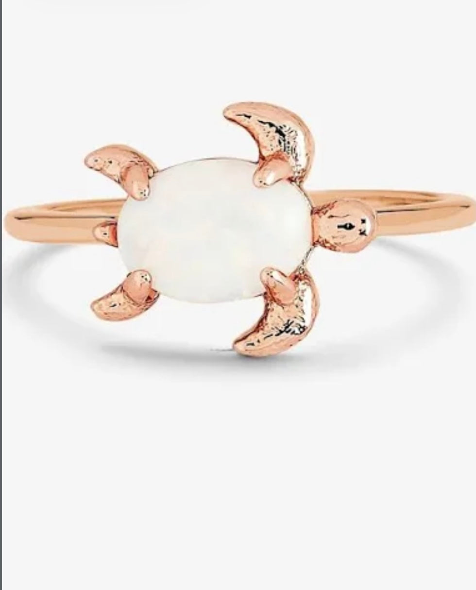 Pura Vida - Opal Sea Turtle Ring - BHI