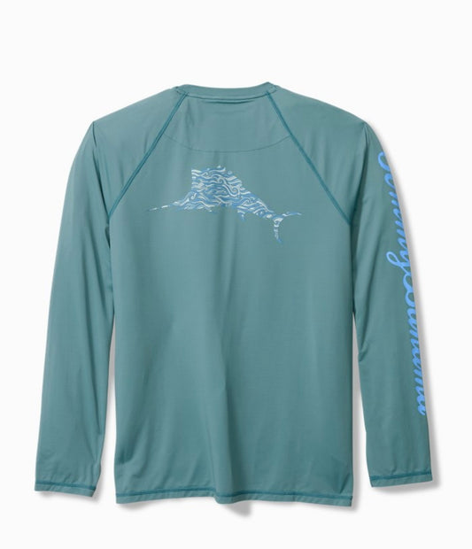 Tommy Bahama Chill Time Surf Crew LS T - BHI