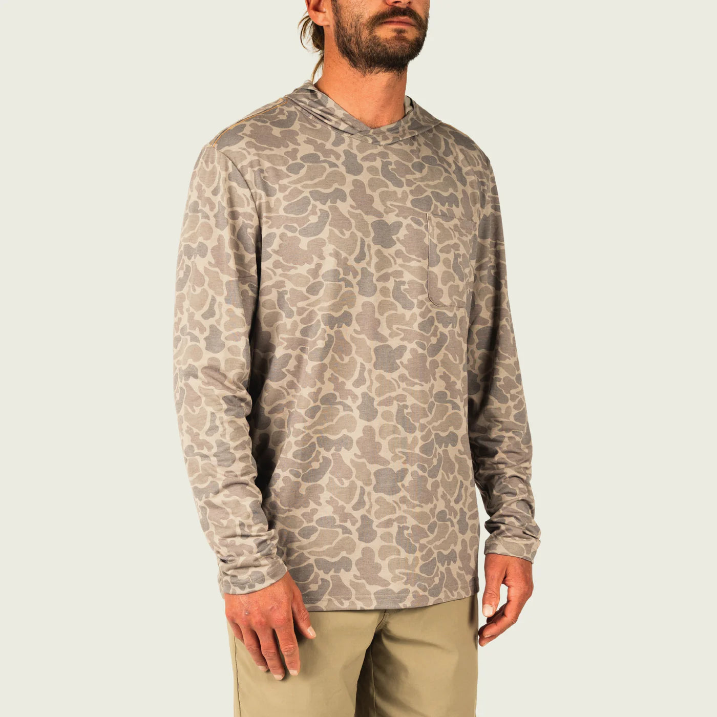 Marsh Wear Buxton Hoodie | Khaki Mallard Camo
