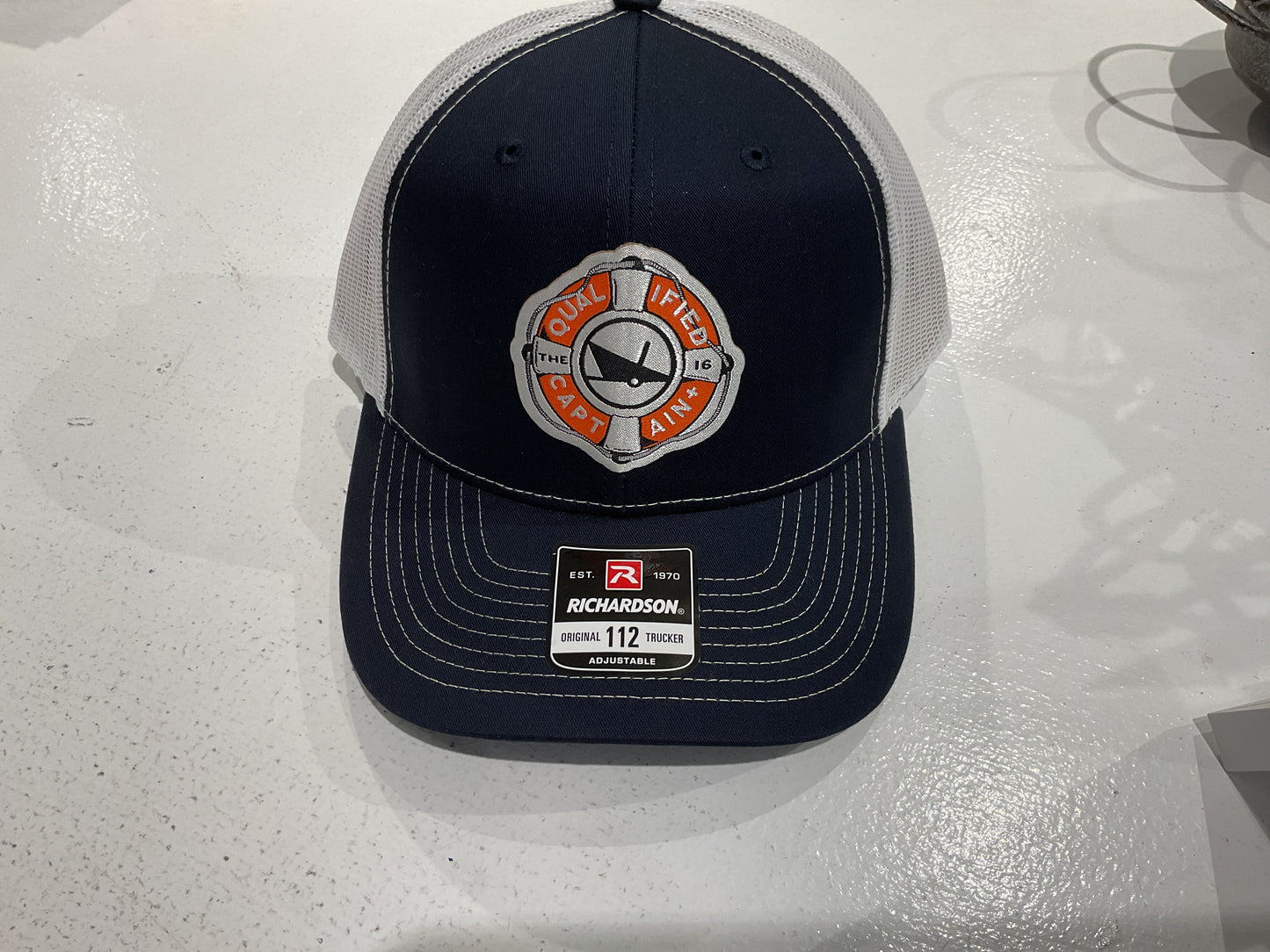 Qualified Captain Life Ring Trucker Hat - BHI