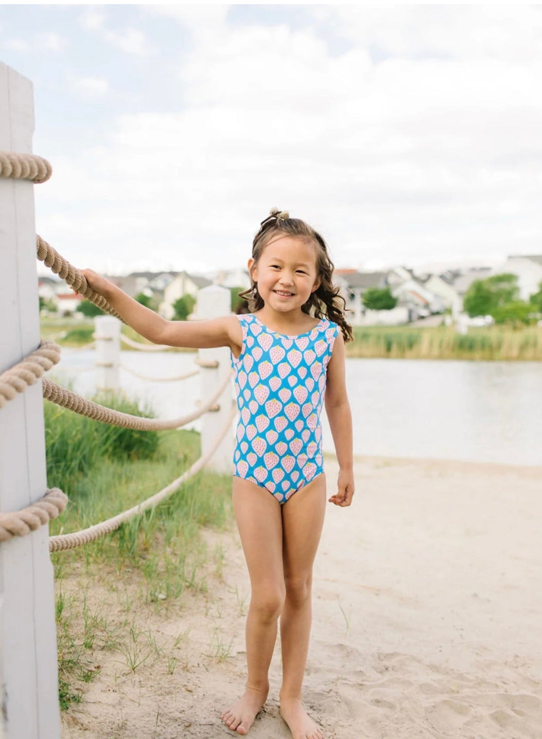 Ollie Jay Lucy One Piece - Strawberry Print - BHI