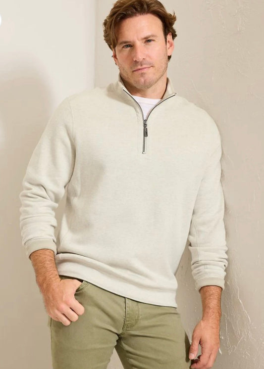 Tommy Bahama Men’s Flip Coast Half Zip - Lychee Heather - BHI