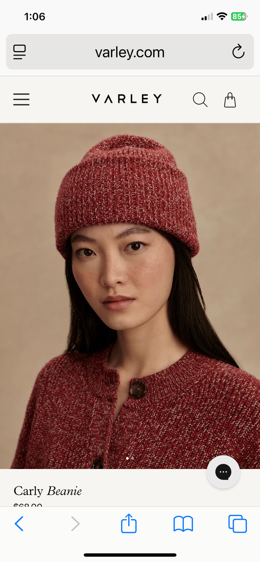 Varley Carly Beanie - Red Flame - BHI