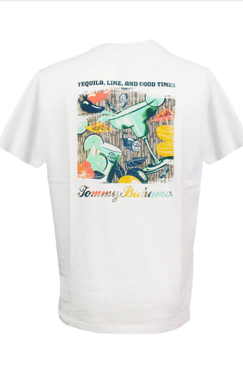 Tommy Bahama Men’s Tequila Lime and Good Times S.S T-Shirt-BHI
