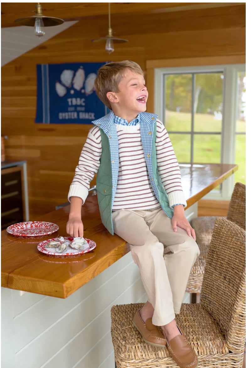 Beaufort Bonnet Isaac Sweater - Mocha Stripe - BHI