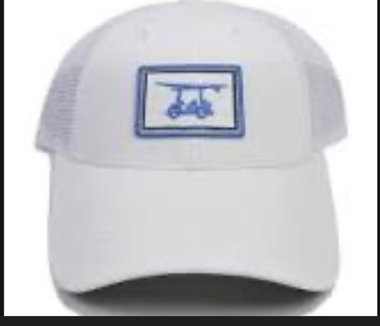 Bald Head Blues Trucker Hat - Square Cart Logo - BHI