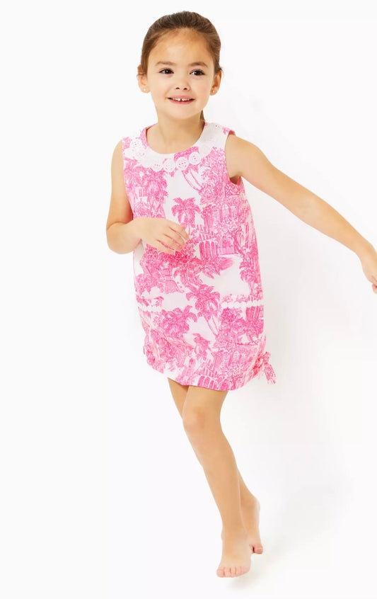 Lilly Pulitzer Little Lilly Classic Shift Dress - Girl’s - Anniversary Toile - BHI
