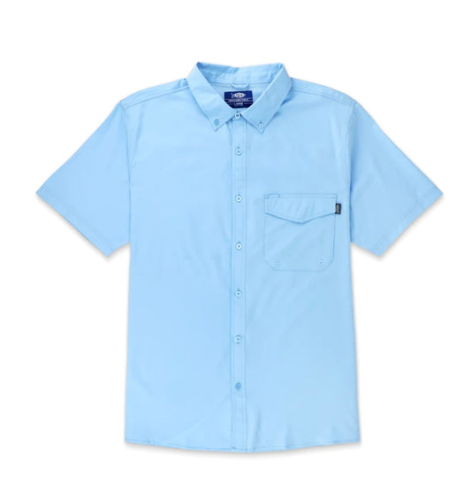 AFTCO Men’s Palomar Tech SS Button Down Shirt - BHI