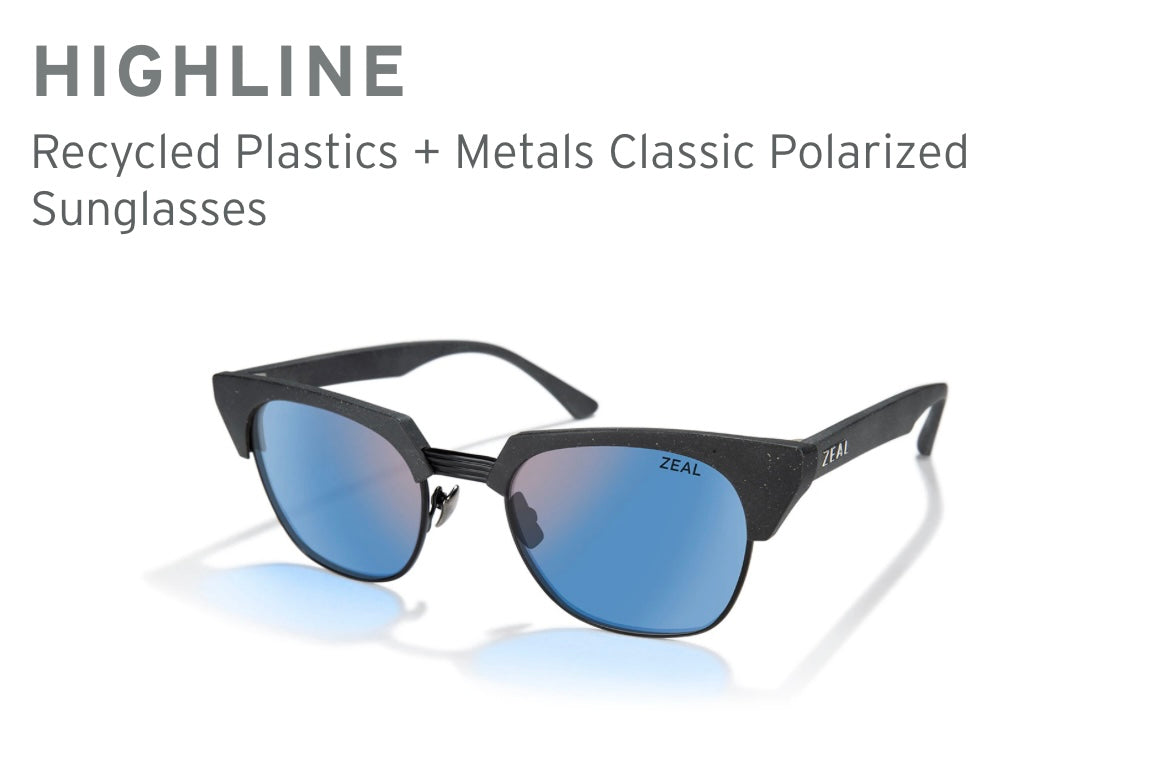 Zeal by Maui Jim - Horizon Blue Highline Blackgrain w/ black - BHI