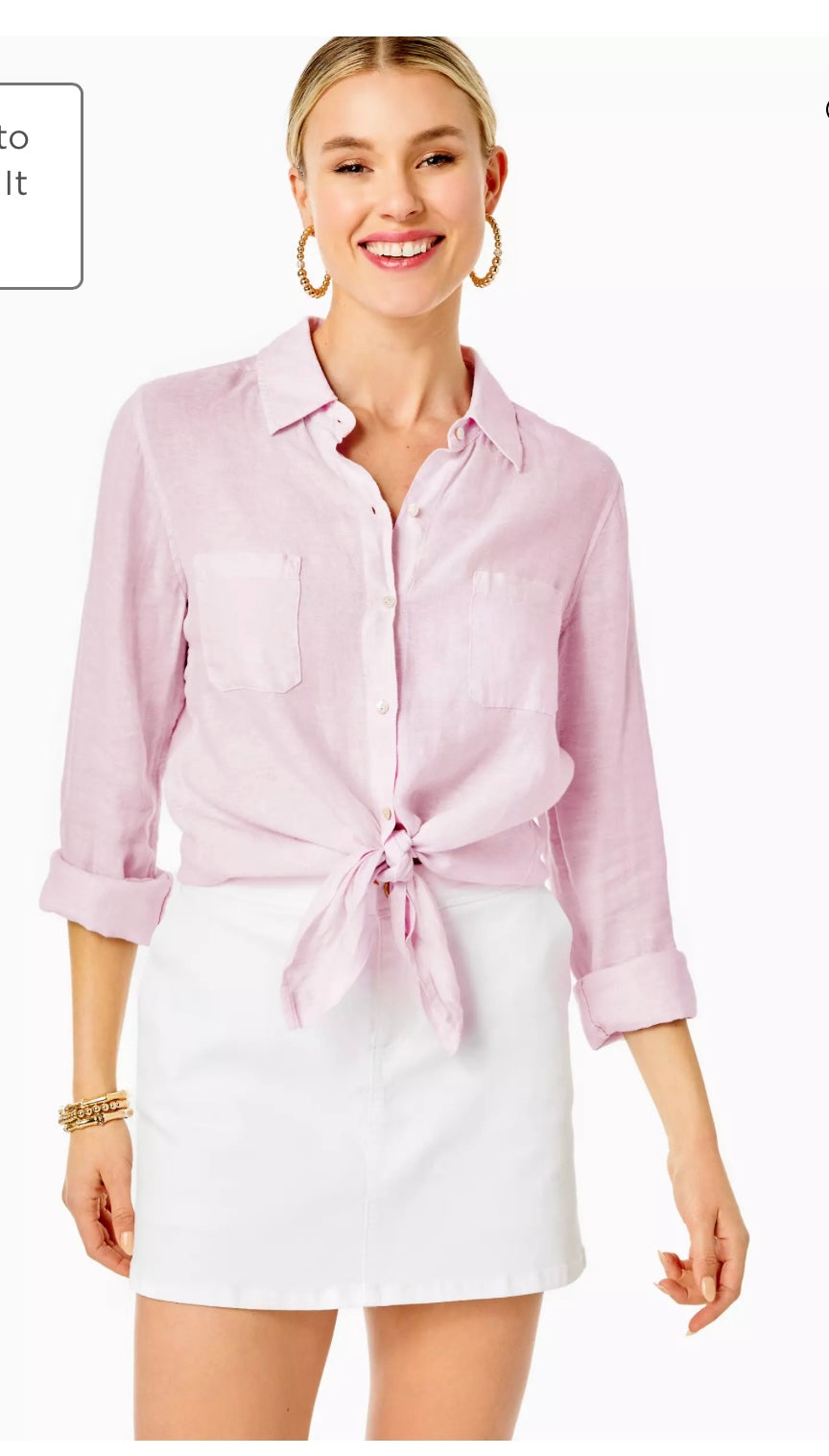 Lilly Pulitzer Colette Denim Skort - BHI