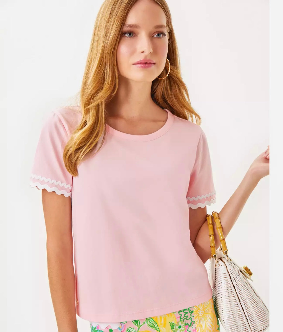 Lilly Pulitzer Clairmont Trimmed T - BHI