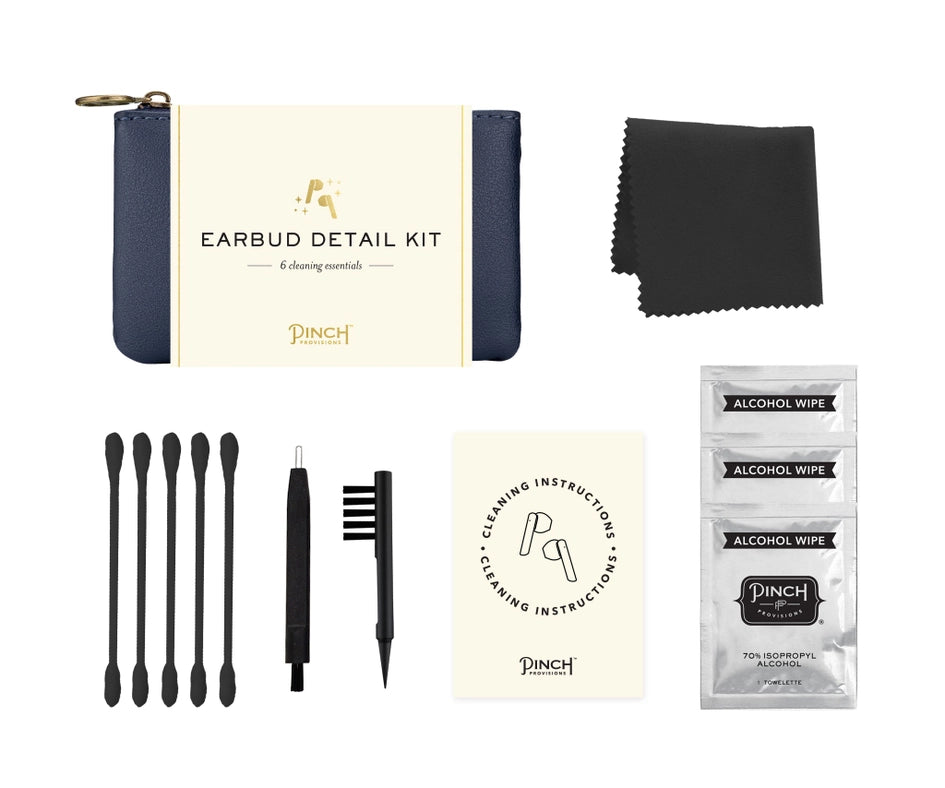 EARBUD DETAIL KIT-NAVY-Pinch provisions