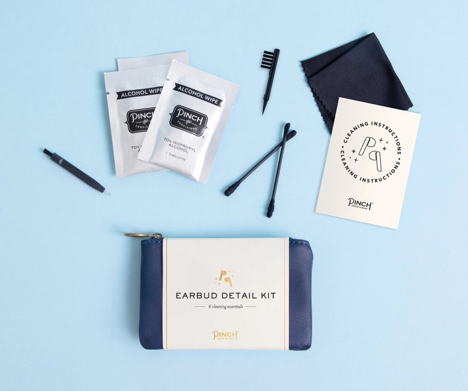 EARBUD DETAIL KIT-NAVY-Pinch provisions