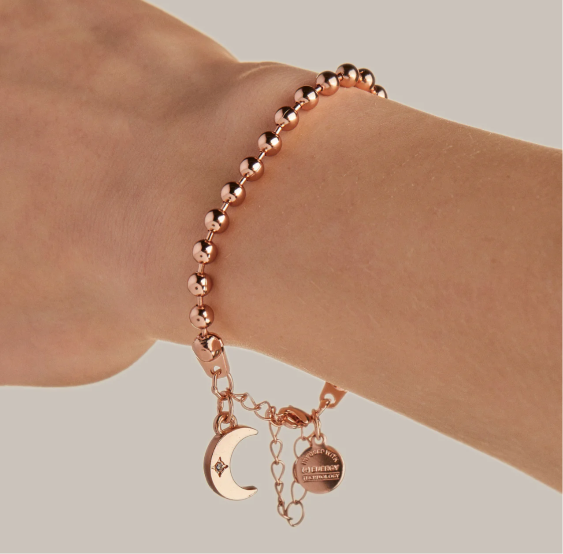 Alex & Ani - Crescent Moon Ball Chain Bracelet - BHI