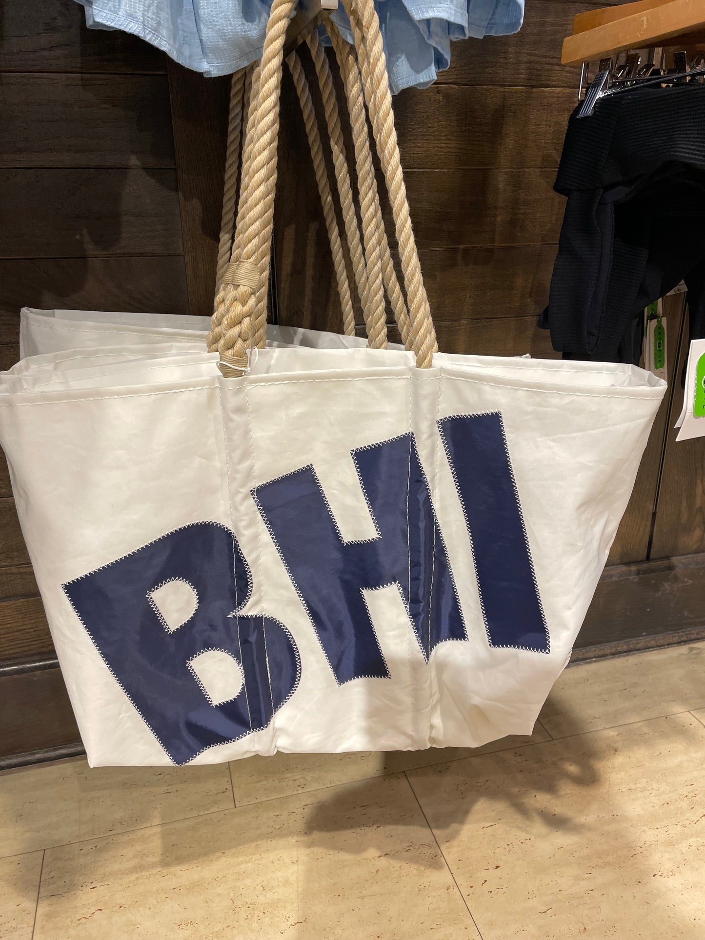 SeaBags of Maine BHI Large Zipper Tote - BHI