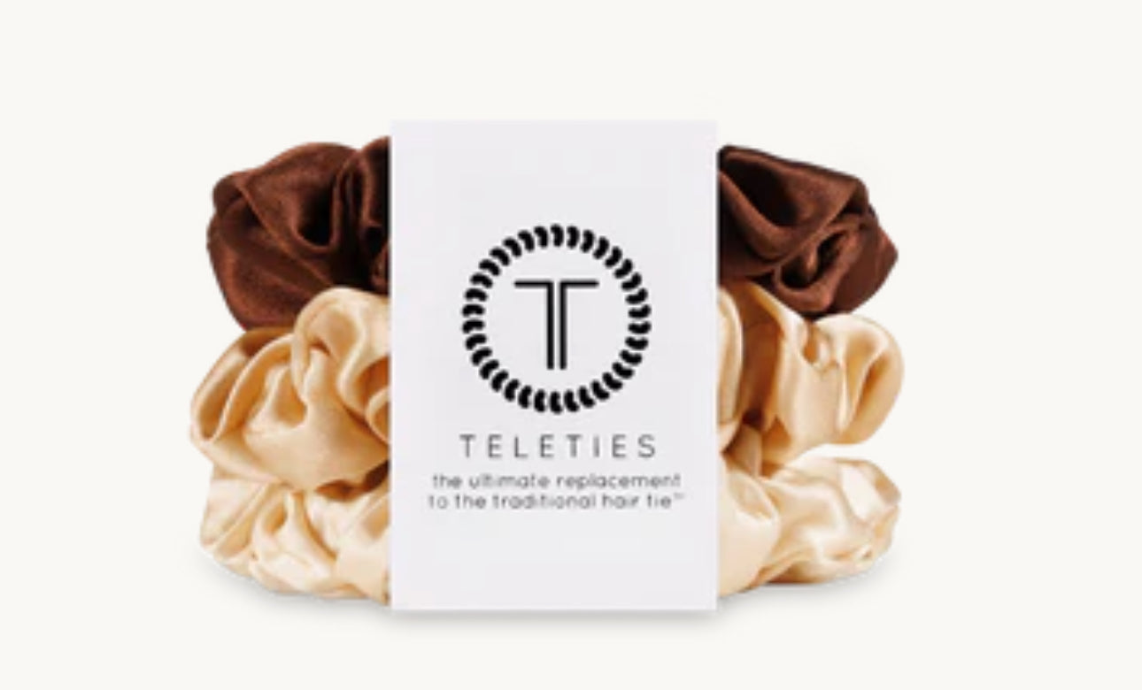 Teleties Large Silk Scrunchie-BHI