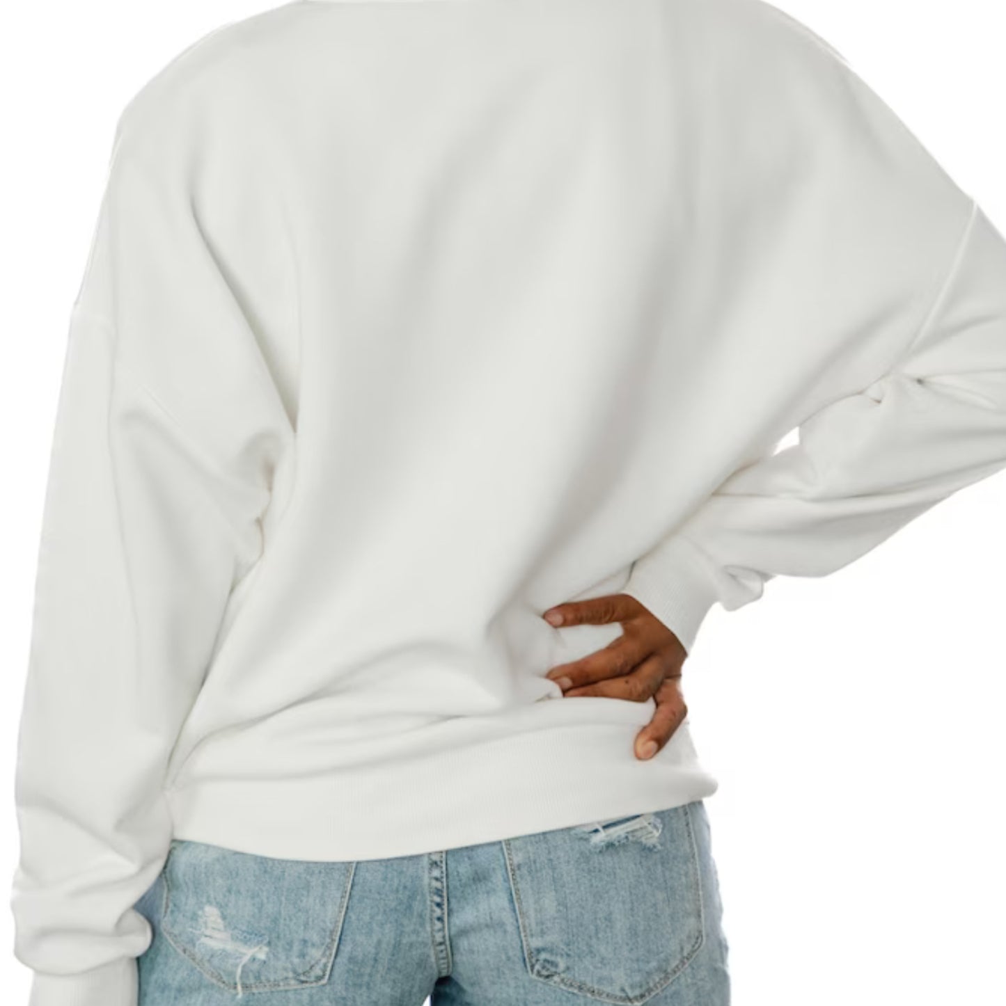 Gameday Couture North Carolina Tar Heels Oversized Crewneck Sweatshirt - BHI