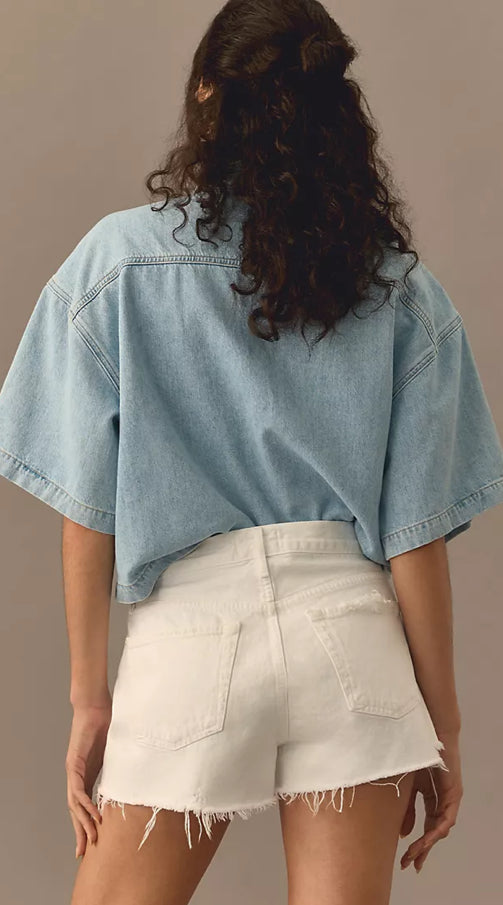 Agolde Parker Vintage Cut Off Short - Fortune Cookie - BHI