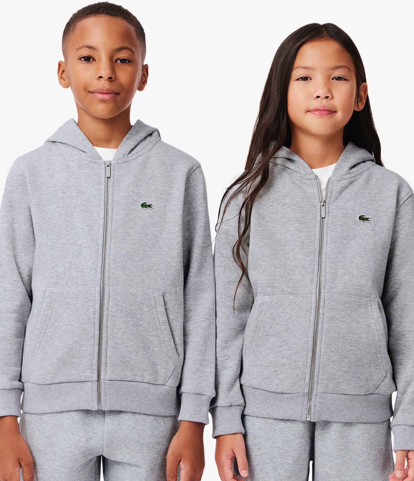 Lacoste Kids' Fleece Zip-Up Hoodie - BHI