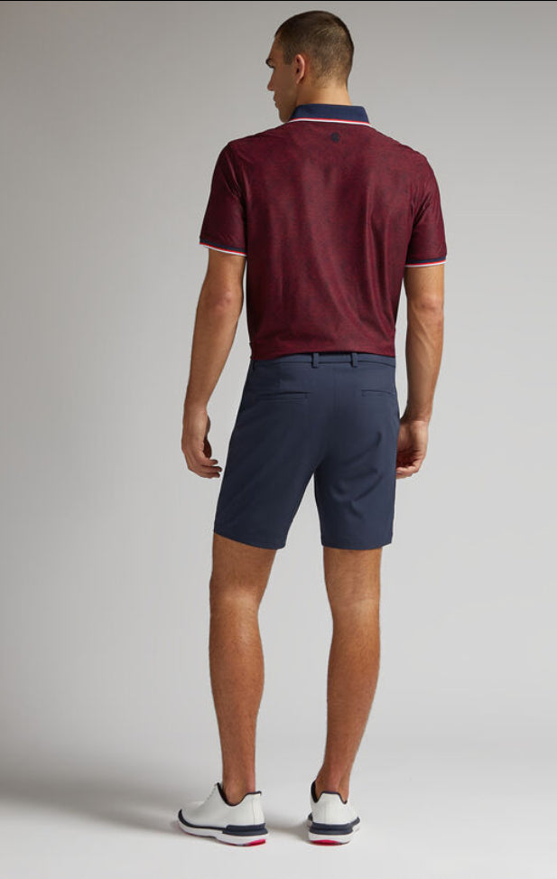 Gfore Men’s Fingerprint Tech Piqué Polo - Cabernet - BHI