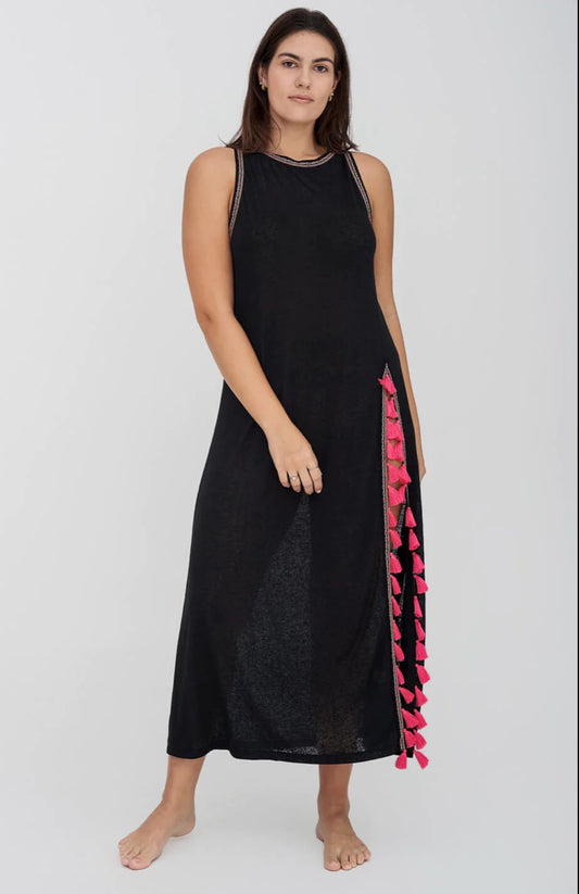 Pitusa Tassel Slit Dress - BHI
