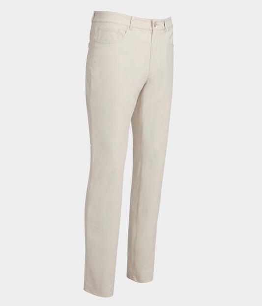 Gfore Men’s Tour 5 Pocket 4-Way Stretch Straight Leg Pant - Stone  - BHI