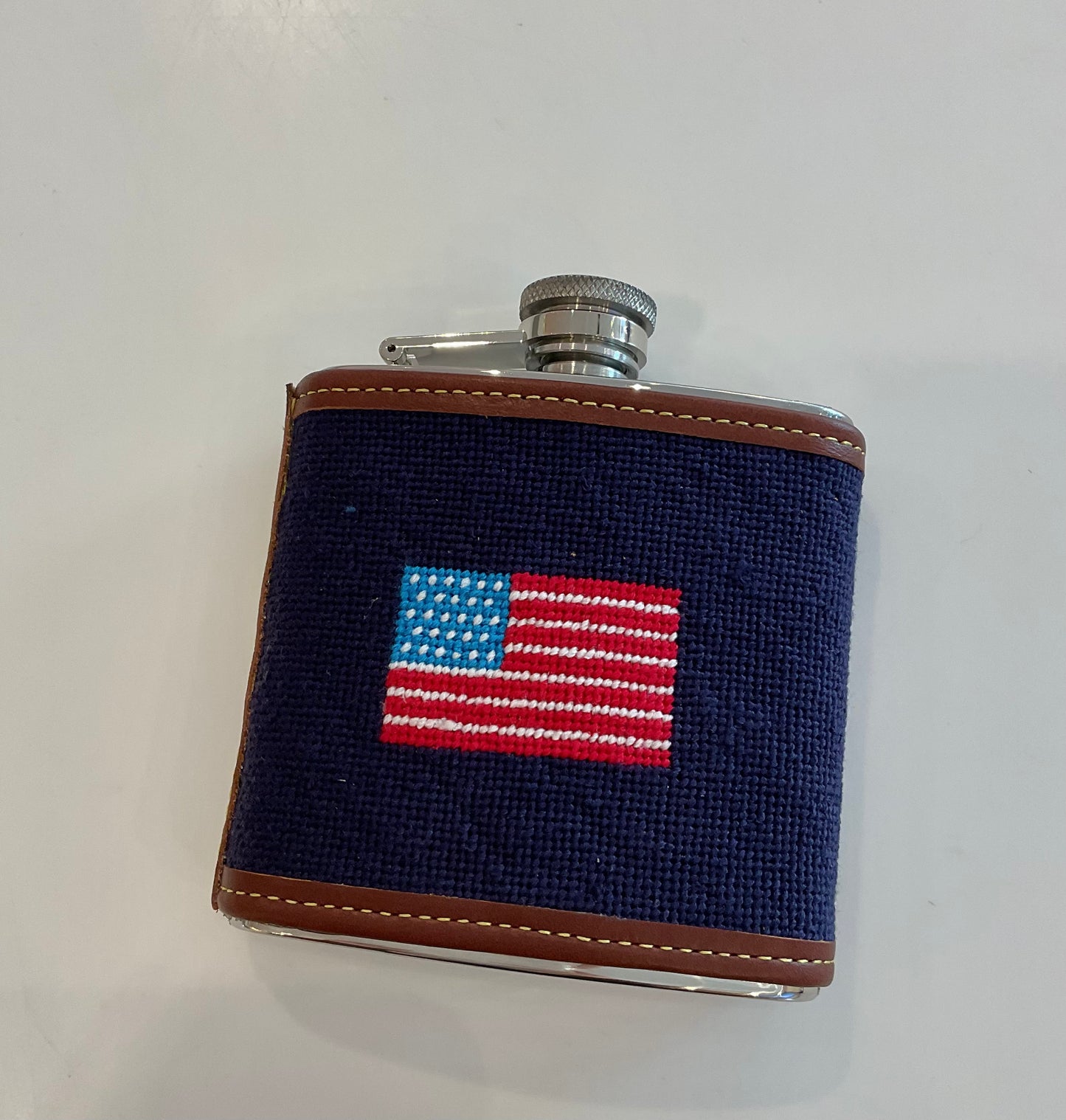 Flask - American Flag - USA- Baldhead Blues