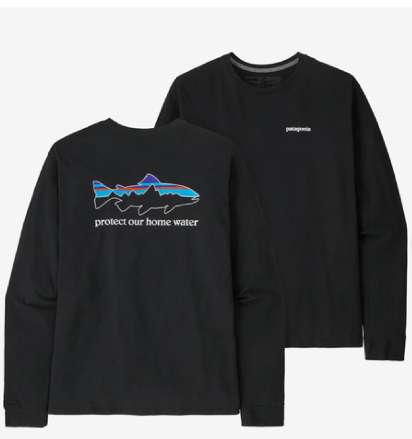 Patagonia Men’s L/S Home Water Trout T Shirt -BHI