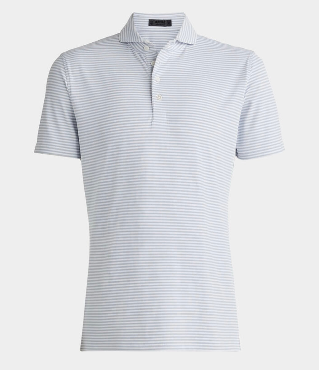 FEEDER STRIPE TECH PIQUÉ POLO - Nimbus - G4MC0K180O - Gfore