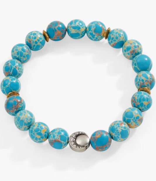 Alex & Ani Recon Turquoise Stretch Bracelet - BHI