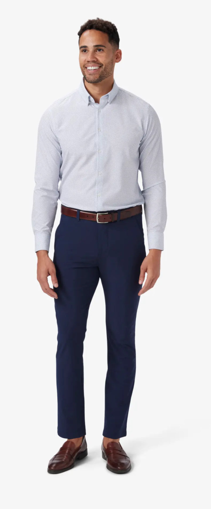 Mizzen+Main Leeward LS Dress Shirt-BHI