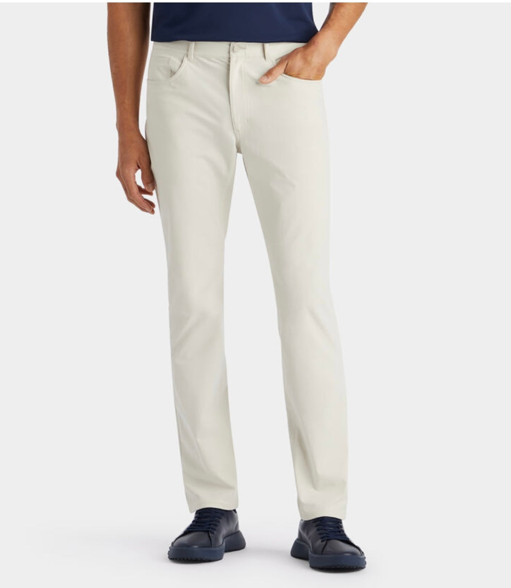 Gfore Men’s Tour 5 Pocket 4-Way Stretch Straight Leg Pant - Stone - BHI