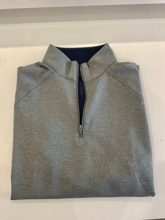 Mizzen & Main - Versa Quarter Zip - Dark Grey- BHI
