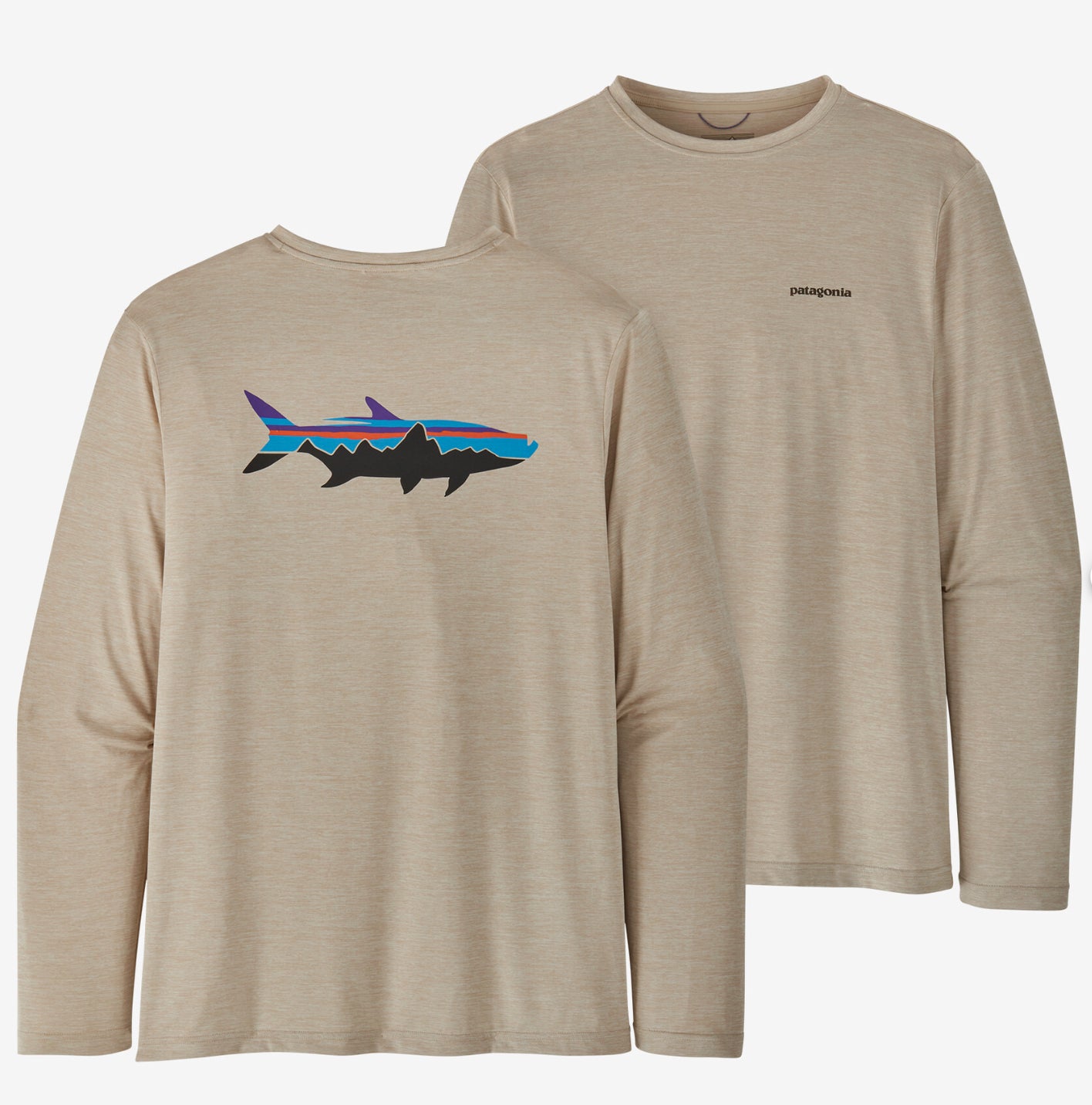 Patagonia Women's Long-Sleeved Cap Cool Daily Graphic Shirt-BHI