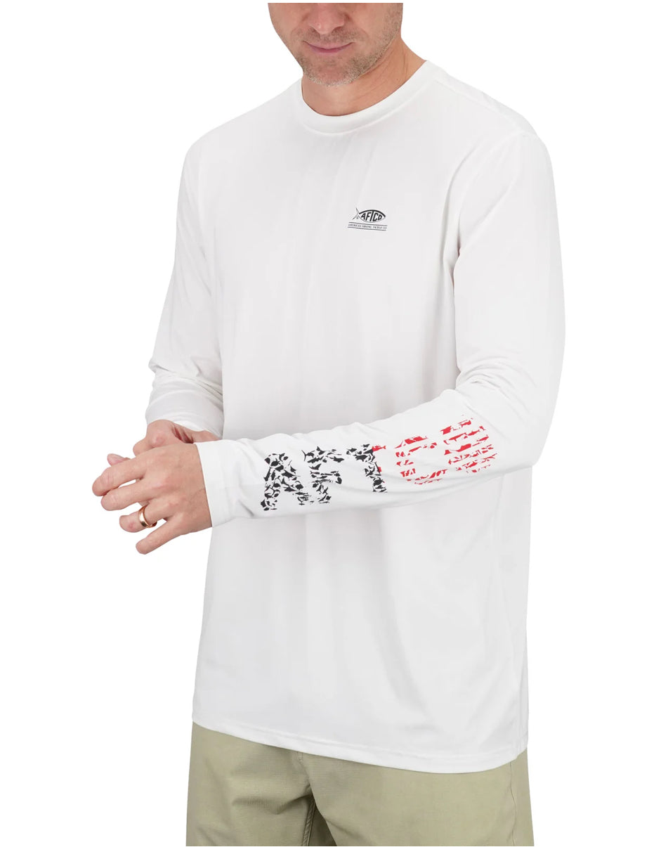 Aftco Men’s Jigfish Americana LS-BHI