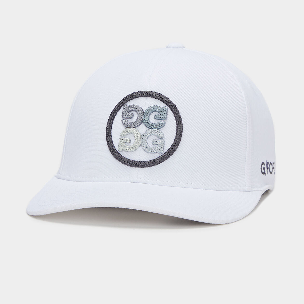 CIRCLE G'S STRETCH TWILL SNAPBACK HAT - Snow/Charcoal - G4AF22H39 - Gfore